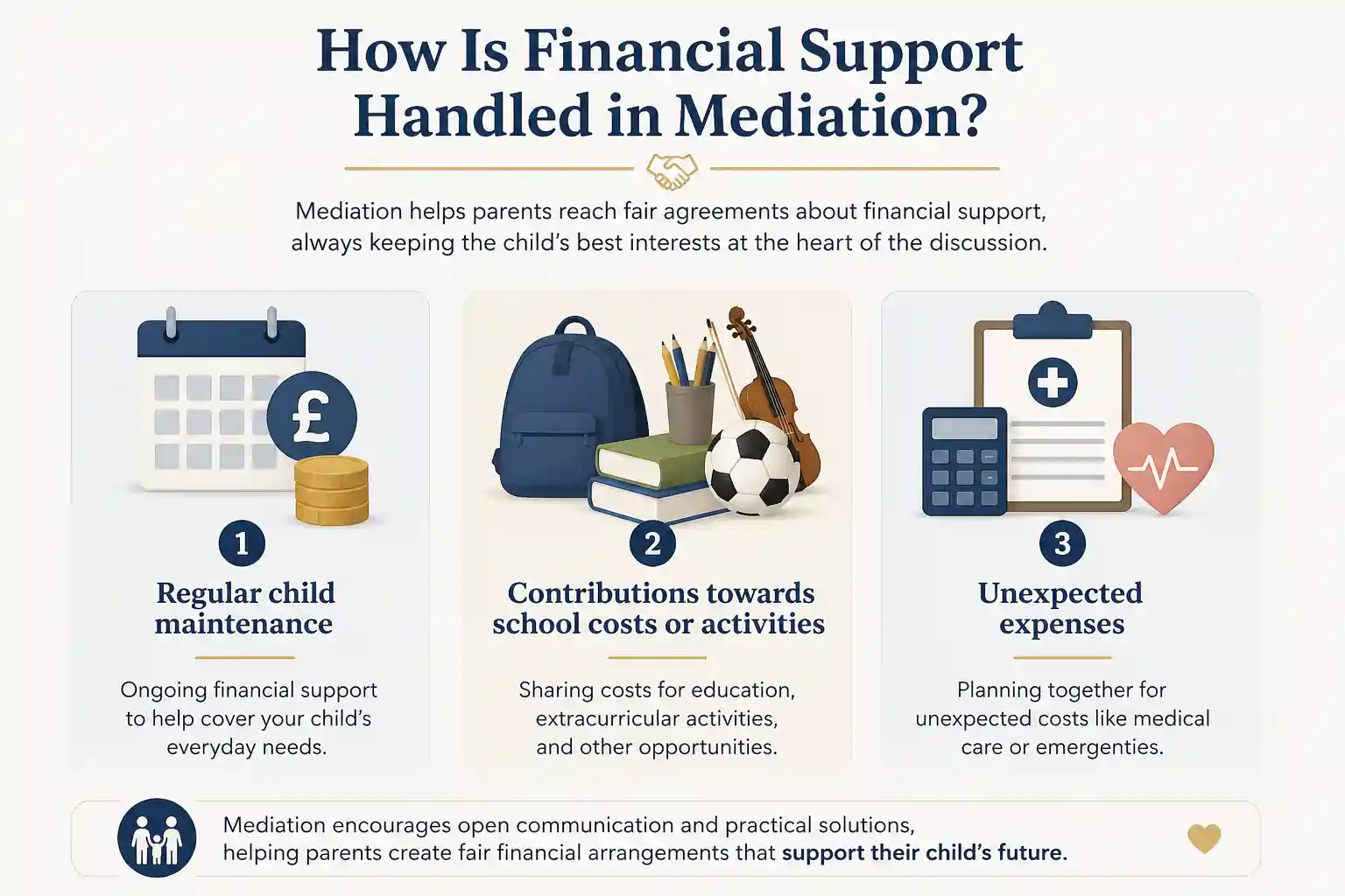 How Is Financial Support Handled in Mediation Newtown